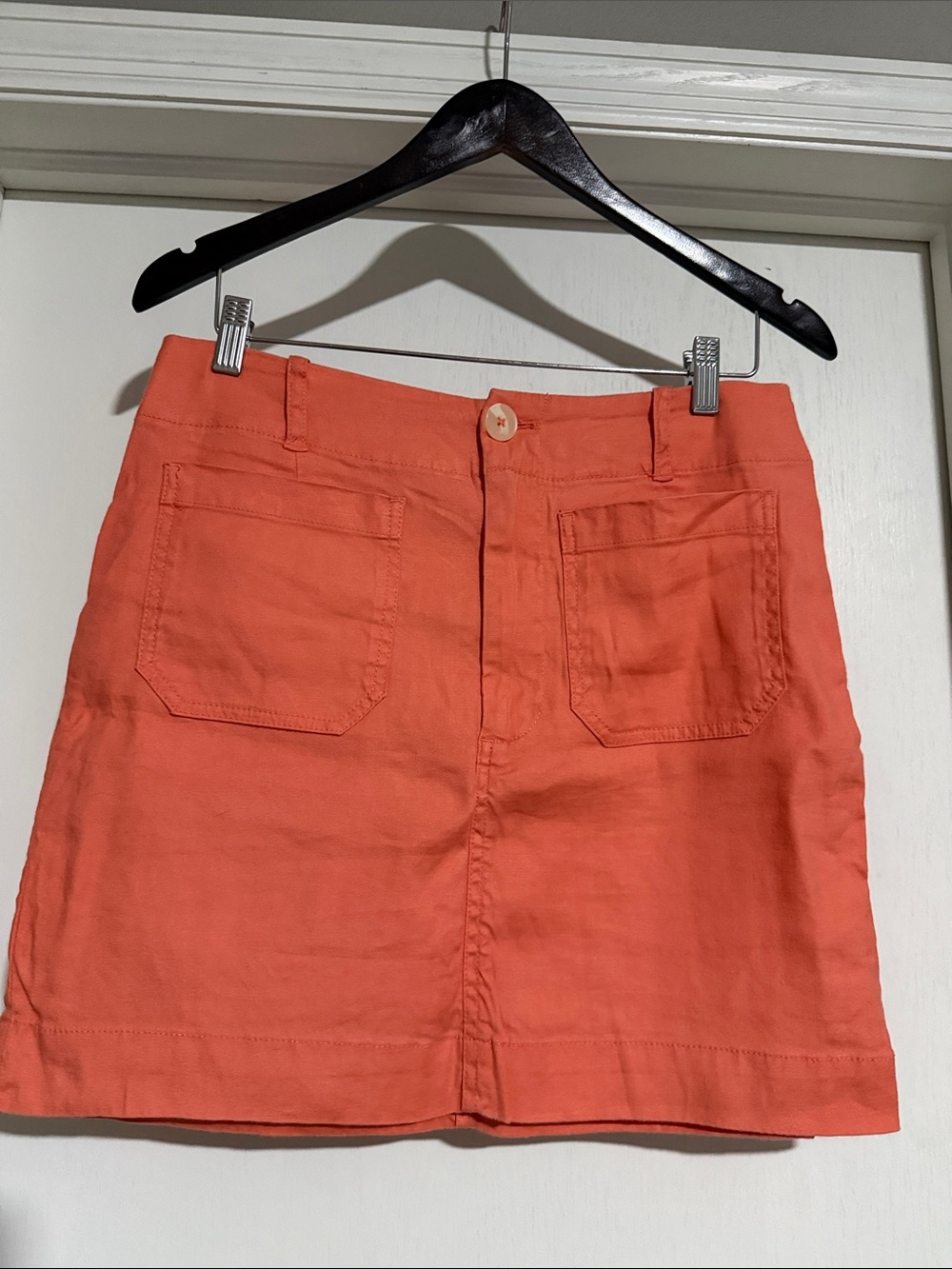 Anthropologie Coral Mini Skirt